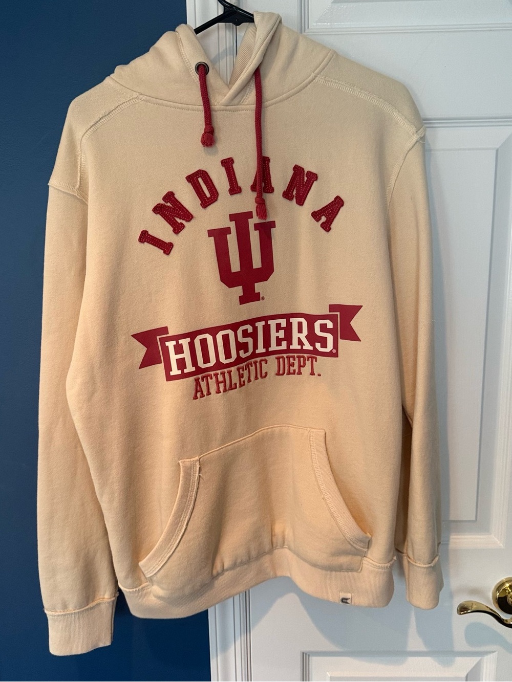 Indiana Hoosiers Cream Hoodie
